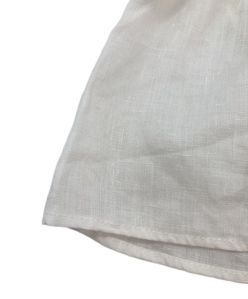 La boutique BonBon（ラブティックボンボン）La boutique BonBon (ラブティックボンボン) シャーリングギャザーブラウス ホワイト サイズ:FREEの古着・服飾アイテム