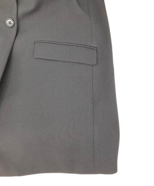 TK TAKEO KIKUCHI（ティーケー タケオキクチ）TK TAKEO KIKUCHI (ティーケー タケオキクチ) スラントカットカラージャケット ブラック サイズ:Lの古着・服飾アイテム