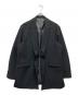 TK TAKEO KIKUCHI（ティーケー タケオキクチ）の古着「スラントカットカラージャケット」｜ブラック