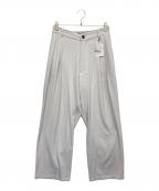 NO ID.ノーアイディー）の古着「イージータックワイドトラウザーズ」｜パープル