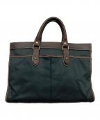 STEFANOMANOステファノマーノ）の古着「ブリーフケース」｜ブラウン×ネイビー