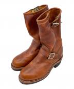 CHIPPEWAチペワ）の古着「11inch STEEL TOE ENGINEER BOOTS」｜ブラウン