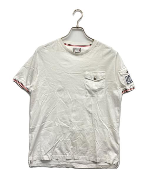 MONCLER（モンクレール）MONCLER (モンクレール) MAGLIA T-SHIRT ホワイト サイズ:無しの古着・服飾アイテム