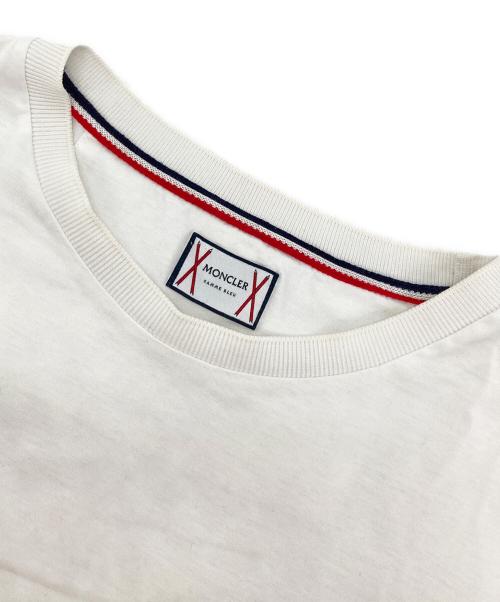 MONCLER（モンクレール）MONCLER (モンクレール) MAGLIA T-SHIRT ホワイト サイズ:無しの古着・服飾アイテム