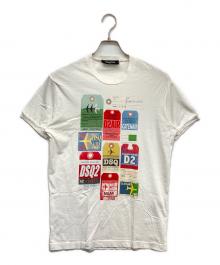 DSQUARED2（ディースクエアード）の古着「プリントTシャツ」｜ホワイト