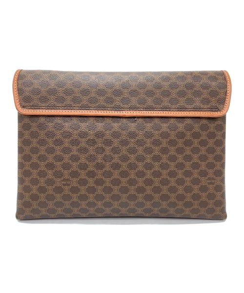 CELINE（セリーヌ）CELINE (セリーヌ) マガタム柄ショルダーバッグ ブラウンの古着・服飾アイテム