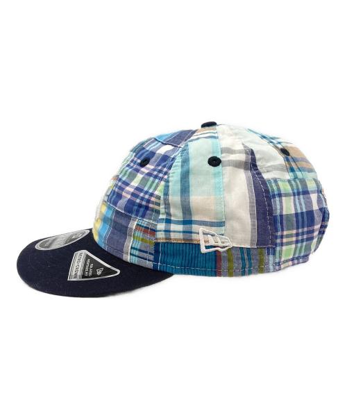 New Era（ニューエラ）New Era (ニューエラ) パッチワークベースボールキャップ ブルーの古着・服飾アイテム