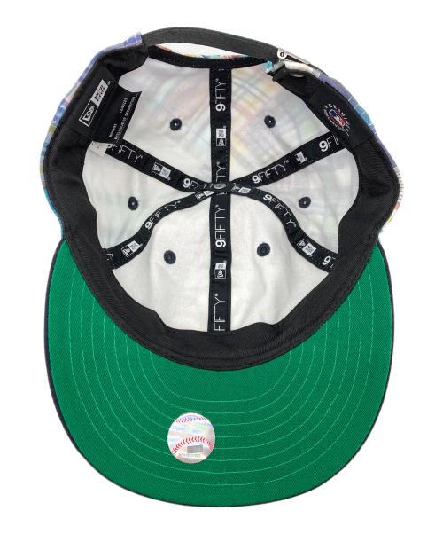 New Era（ニューエラ）New Era (ニューエラ) パッチワークベースボールキャップ ブルーの古着・服飾アイテム