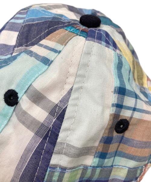 New Era（ニューエラ）New Era (ニューエラ) パッチワークベースボールキャップ ブルーの古着・服飾アイテム