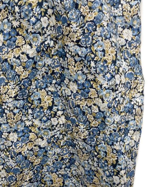 nest Robe（ネストローブ）nest Robe (ネストローブ) リネンリバティ2wayノースリーブブラウス ブルー サイズ:Fの古着・服飾アイテム