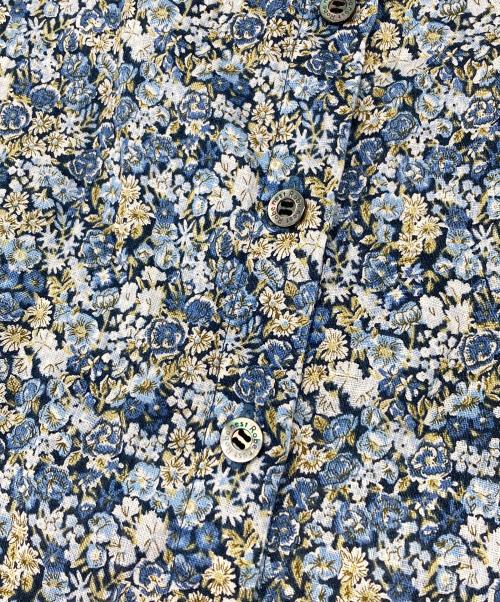 nest Robe（ネストローブ）nest Robe (ネストローブ) リネンリバティ2wayノースリーブブラウス ブルー サイズ:Fの古着・服飾アイテム