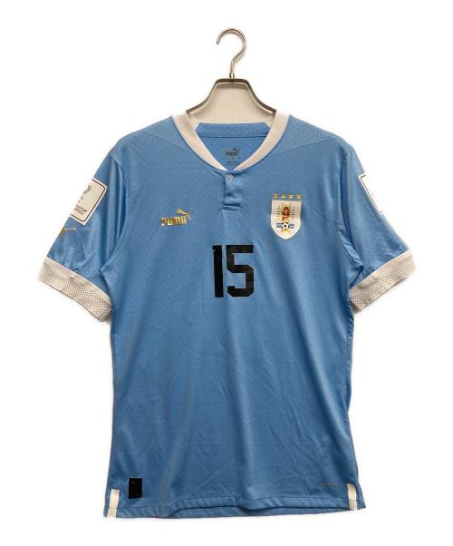 PUMA（プーマ）PUMA (プーマ) ゲームシャツ ブルー サイズ:Ｌの古着・服飾アイテム