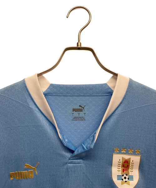 PUMA（プーマ）PUMA (プーマ) ゲームシャツ ブルー サイズ:Ｌの古着・服飾アイテム