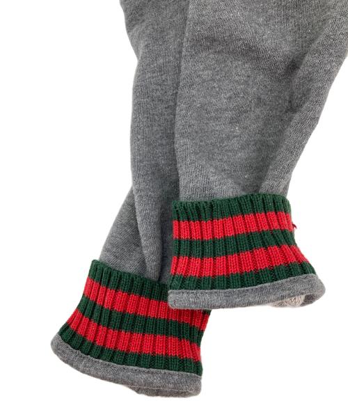 GUCCI（グッチ）GUCCI (グッチ) シェリーラインジップパーカー グレー サイズ:18/24の古着・服飾アイテム