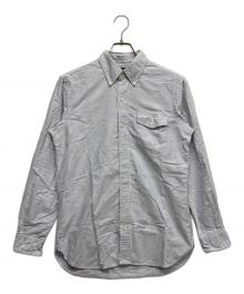 POLO RALPH LAUREN（ポロ・ラルフローレン）の古着「BLEECKER ストライプボタンダウンシャツ」｜ブルー