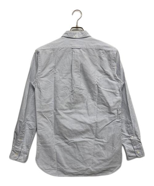 POLO RALPH LAUREN（ポロ・ラルフローレン）POLO RALPH LAUREN (ポロ・ラルフローレン) BLEECKER ストライプボタンダウンシャツ ブルー サイズ:Mの古着・服飾アイテム