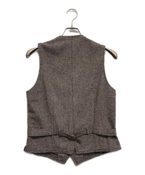 LARDINI（ラルディーニ）LARDINI (ラルディーニ) ウール混ベスト ブラウン サイズ:44の古着・服飾アイテム