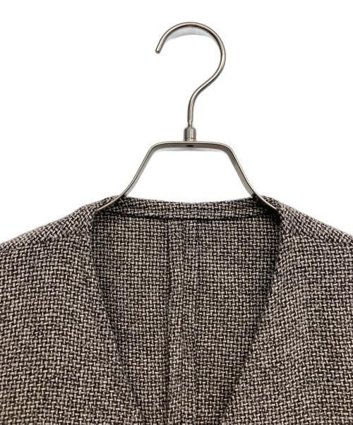 LARDINI（ラルディーニ）LARDINI (ラルディーニ) ウール混ベスト ブラウン サイズ:44の古着・服飾アイテム