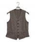 LARDINI（ラルディーニ）の古着「ウール混ベスト」｜ブラウン