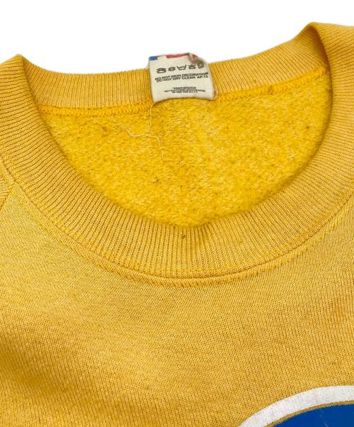 FRUIT OF THE LOOM（フルーツオブザルーム）FRUIT OF THE LOOM (フルーツオブザルーム) プリントスウェット イエロー サイズ:XLの古着・服飾アイテム