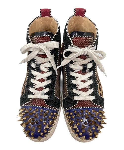 Christian Louboutin（クリスチャン・ルブタン）Christian Louboutin (クリスチャン・ルブタン) ハイカットスニーカー マルチカラー サイズ:39 1/2の古着・服飾アイテム