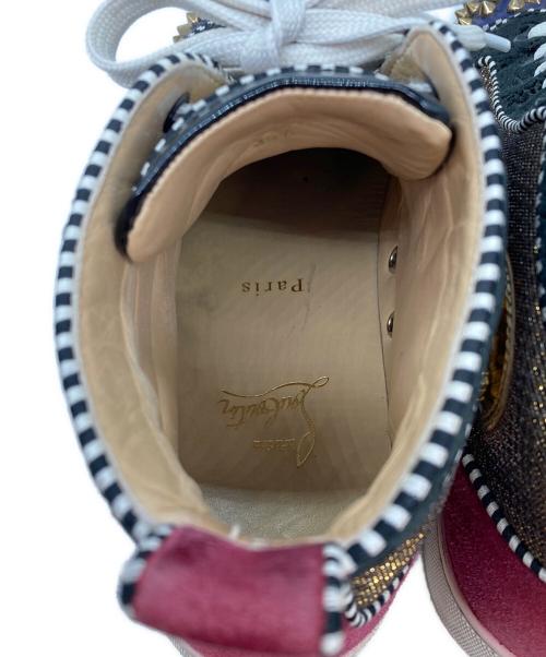 Christian Louboutin（クリスチャン・ルブタン）Christian Louboutin (クリスチャン・ルブタン) ハイカットスニーカー マルチカラー サイズ:39 1/2の古着・服飾アイテム