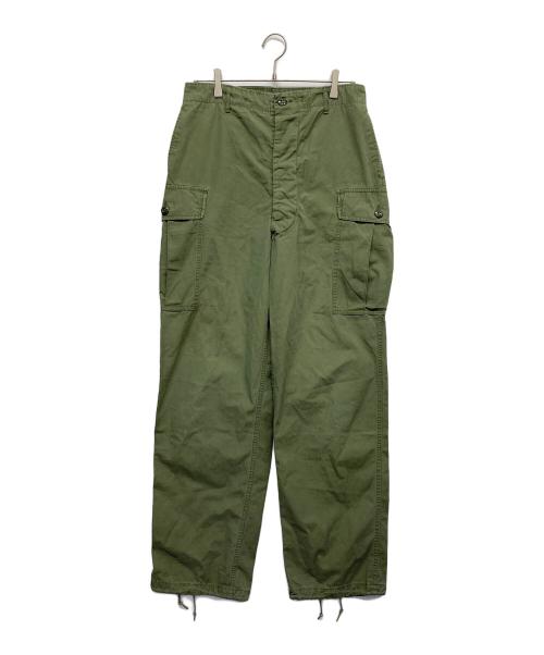 US ARMY（ユーエスアーミー）US ARMY (ユーエスアーミー) 60s 1st ジャングルファティーグパンツ オリーブ サイズ:LONG-MEDIUMの古着・服飾アイテム