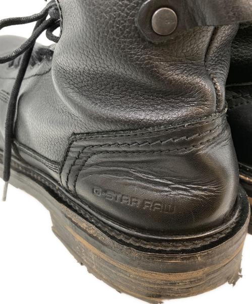 G-STAR RAW（ジースターロゥ）G-STAR RAW (ジースターロゥ) レースアップブーツ ブラック サイズ:44の古着・服飾アイテム
