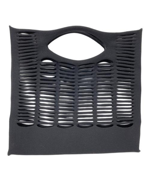 GOODGOODS Issey miyake（グッドグッズ イッセイミヤケ）GOODGOODS ISSEY MIYAKE (グッドグッズ イッセイミヤケ) MOKKOハンドバッグ ブラックの古着・服飾アイテム