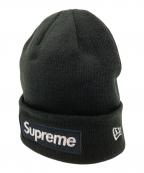 SUPREME×New Eraシュプリーム×ニューエラ）の古着「New era box logo beanie」｜ブラック