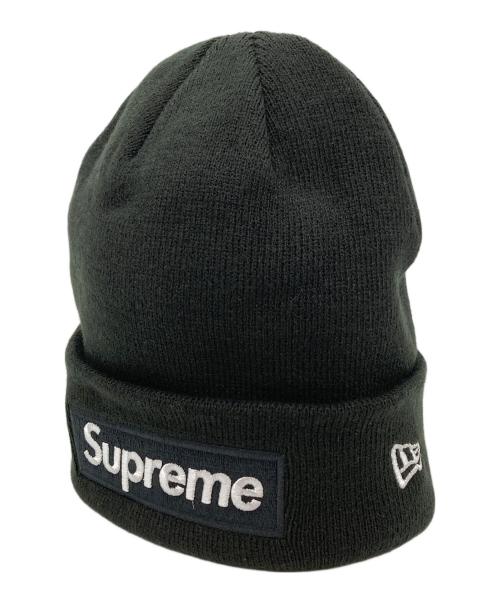 SUPREME（シュプリーム）Supreme (シュプリーム) New Era (ニューエラ) New era box logo beanie ブラックの古着・服飾アイテム