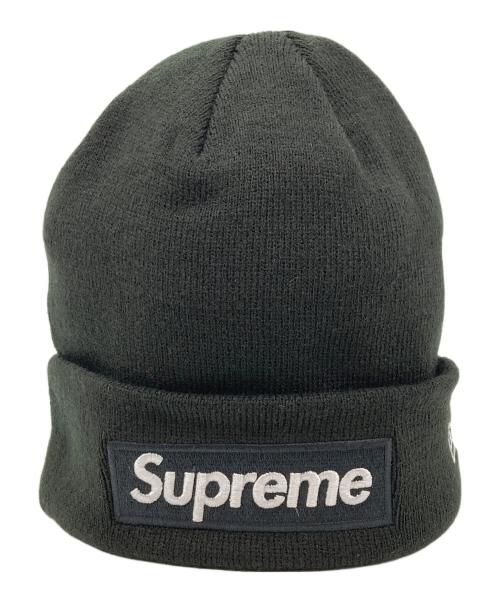 SUPREME（シュプリーム）Supreme (シュプリーム) New Era (ニューエラ) New era box logo beanie ブラックの古着・服飾アイテム