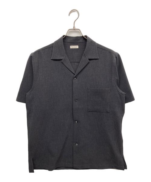 BEAUTY&YOUTH（ビューティーアンドユース）BEAUTY&YOUTH (ビューティーアンドユース) リネンタッチ オープンカラー リラックスレギュラー シャツ グレー サイズ:Lの古着・服飾アイテム