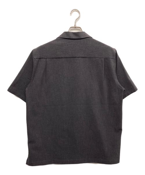 BEAUTY&YOUTH（ビューティーアンドユース）BEAUTY&YOUTH (ビューティーアンドユース) リネンタッチ オープンカラー リラックスレギュラー シャツ グレー サイズ:Lの古着・服飾アイテム