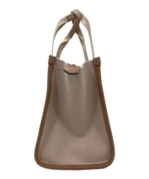 Kate Spade（ケイトスペード）Kate Spade (ケイトスペード) キップ キャンバス スモール トート ベージュの古着・服飾アイテム