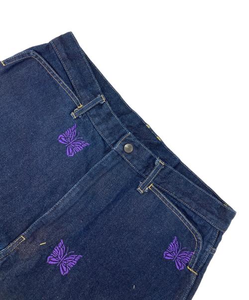 Needles（ニードルズ）Needles (ニードルズ) パピヨンデニムパンツ インディゴ サイズ:Mの古着・服飾アイテム