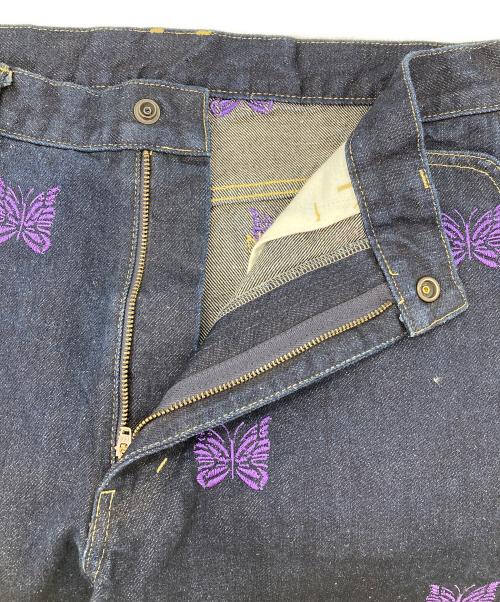 Needles（ニードルズ）Needles (ニードルズ) パピヨンデニムパンツ インディゴ サイズ:Mの古着・服飾アイテム