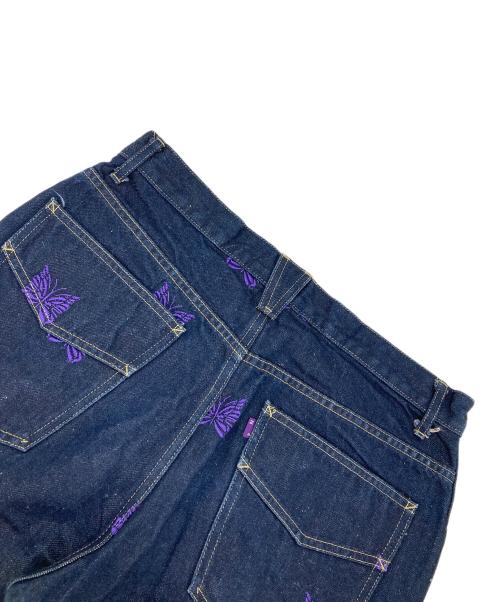 Needles（ニードルズ）Needles (ニードルズ) パピヨンデニムパンツ インディゴ サイズ:Mの古着・服飾アイテム