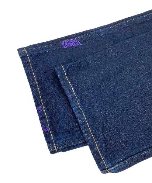 Needles（ニードルズ）Needles (ニードルズ) パピヨンデニムパンツ インディゴ サイズ:Mの古着・服飾アイテム