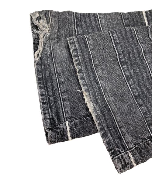 Hysteric Glamour（ヒステリックグラマー）Hysteric Glamour (ヒステリックグラマー) スクラッチフレアデニムパンツ ブラック サイズ:W32の古着・服飾アイテム