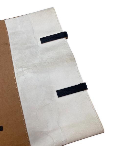 MARNI（マルニ）MARNI (マルニ) ロゴプリントペーパートートバッグ ブラウンの古着・服飾アイテム