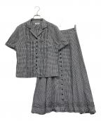 INGEBORGインゲボルグ）の古着「フリルセットアップ」｜ブラック