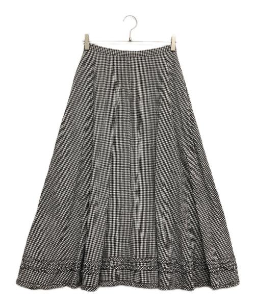 INGEBORG（インゲボルグ）INGEBORG (インゲボルグ) フリルセットアップ ブラック サイズ:Lの古着・服飾アイテム