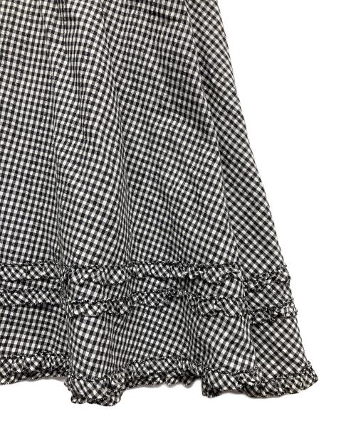 INGEBORG（インゲボルグ）INGEBORG (インゲボルグ) フリルセットアップ ブラック サイズ:Lの古着・服飾アイテム