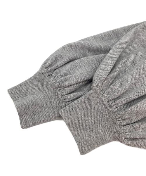 FOXEY（フォクシー）FOXEY (フォクシー) カシミヤ混ボートネックニット グレー サイズ:40の古着・服飾アイテム