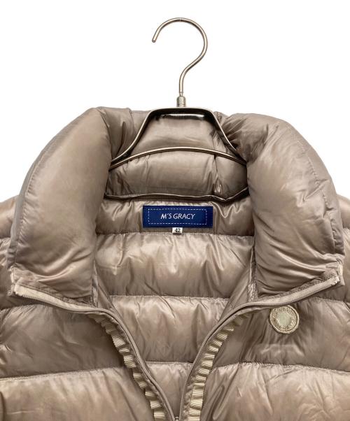 M'S GRACY（エムズグレイシー）M'S GRACY (エムズグレイシー) ダウンベスト ベージュ サイズ:42の古着・服飾アイテム