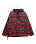 GAP（ギャップ）の古着「90～00ｓチェック柄中綿アノラックパーカー」｜レッド