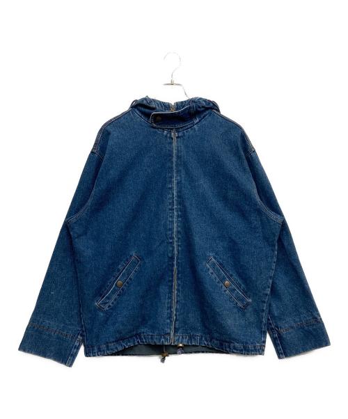 ST JOHN'S BAY（セントジョンズベイ）ST JOHN'S BAY (セントジョンズベイ) デニムフーテッドジャケット インディゴ サイズ:Lの古着・服飾アイテム