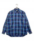 THE NORTH FACEザ ノース フェイス）の古着「ロングスリーブマドラスシャツ」｜ブルー