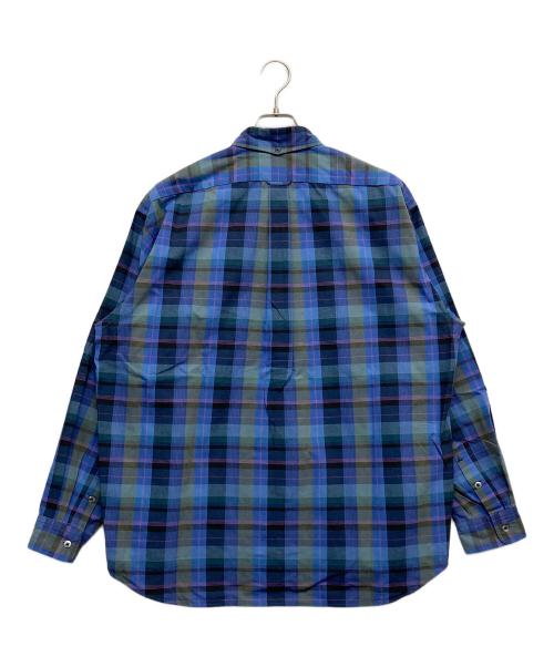 THE NORTH FACE（ザ ノース フェイス）THE NORTH FACE (ザ ノース フェイス) ロングスリーブマドラスシャツ ブルー サイズ:Mの古着・服飾アイテム